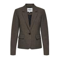 Blazer Marron Femme Only Mel Fit pas cher