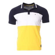 Polo Marine/Jaune homme Teddy Smith Prover