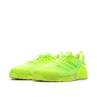 Chaussures de Training Vert Fluo Homme Adidas Dropset 3 Trainer vue 6