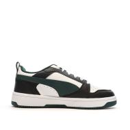 Baskets Noires/Vertes/Blanches Garçon Puma Rebound vue 2