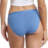X3 Unterhosen Blau/Gelb Damen Dim Les Pockets Baumwolle Ansicht 3