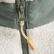 Veste Sherpa Blanc/Vert Homme Jack & Jones Esterbro Teddy vue 2