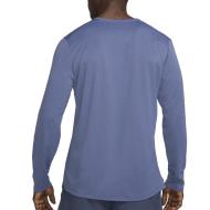 T-shirt Manches Longues Bleu Homme Nike Miler vue 2