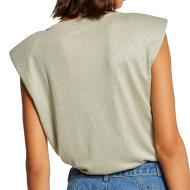 T-shirt Vert Femme Morgan Doroty vue 2