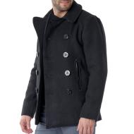 Caban Marine Homme Schott Peacoat pas cher