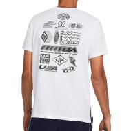 T-shirt Blanc Homme Under Armour Run Everywhere vue 2