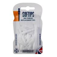 Pointes Plastiques Blanches Harrows Softips 2BA pas cher