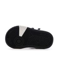 Baskets Noires/Blanches Garçon Adidas Hoops vue 5