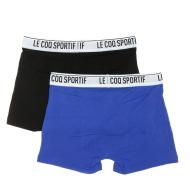 x2 Boxers Bleu/Noir Homme Le Coq Sportif Camuset sport vue 2
