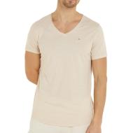 T-shirt Ecru Homme Tommy Hilfiger Xslim Jaspe DM0DM09587