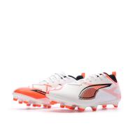 Calzado Puma Blanco/Naranja Junior Ultra 5 Play FG/AG ver 6
