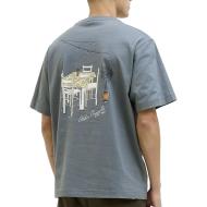 T-shirt Bleu/Gris Homme Jack & Jones Rislington vue 2