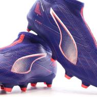 Chaussures de football Violettes Garçon Puma Ultra 5 FG/AG vue 7