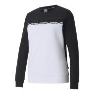 Sweat Blanc/Noir Femme Puma Amplified