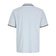 Polo Bleu Clair Homme Jack & Jones Jorten vue 2