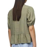 Blouse Kaki Femme Pieces Pia 2/4 vue 2