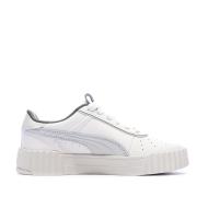 Baskets Blanc/Gris Femme Puma Carina 3.0 Luxe vue 2