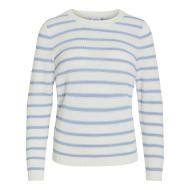 Weiß-blauer Damenpullover „Vila Vidalo Stripe“ Ansicht 3