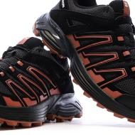 Chaussures de randonnées Noires/Oranges Femme Salomon Supercross 4 vue 7