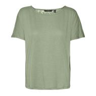 T-shirt Vert Dentelle Femme Vero Moda Marijune pas cher