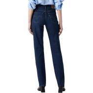 Jean 724 Bleu Foncé Femme Levi's Shaping Slim Med Indigo vue 2