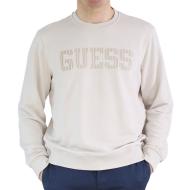 Sweat Blanc Homme Guess Beau Cn Fleece