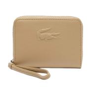Portefeuille Beige Femme Lacoste Leather pas cher