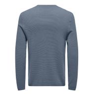Pull Bleu Homme Only & Sons Spanter vue 2