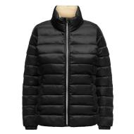 Doudoune Noir/Beige Femme Only Talire Quilted