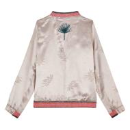 Blouson Bomber Beige satiné Fille Teddy Smith Bohiono vue 2