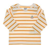 T-Shirt Blanc/Jaune Garçon EOM Eloris