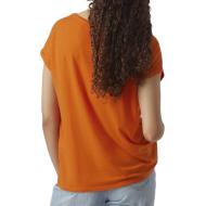 T-shirt Orange Femme Aware Vero Moda Ava vue 2
