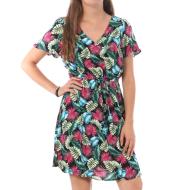 Robe Noire à fleurs Femme Vero Moda Easy pas cher