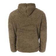Sweat Sherpa Kaki Homme Paname Brothers Full Zip vue 2