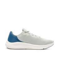 Chaussures de Running Blanc/Bleu Homme Under Armour Charged Pursuit 3 Tech vue 2