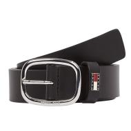 Ceinture Noir Femme Tommy Hilfiger Oval pas cher