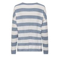 Pull Bleu à Rayures Femme Only Chianti vue 2