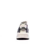Baskets Blanches/Noires Femme Nike Huarache vue 3