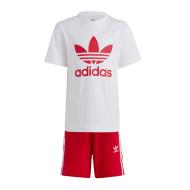 Ensemble Blanc/Rouge Garçon/Fille Adidas IB9894 pas cher