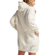 Sweat Robe Blanc Femme Converse Longline vue 2