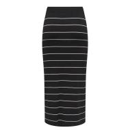 Jupe Noir à Rayures Femme JDY Bloom vue 2