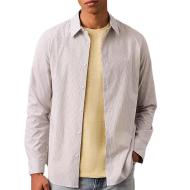 Chemise Rayures Slim Bleu Homme Calvin Klein Jeans Stripe Stret pas cher