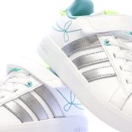 Baskets Blanche Fille Adidas Grand Court 3.0 Girls vue 7