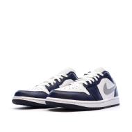 Air Jordan 1 Low Marine/Blanc Homme Nike vue 6