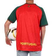 Portugal Maillot Supporter Rouge Mixte Sport Zone vue 2