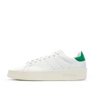 Baskets Blanches/Vert Homme Adidas Stan Smith Relasted pas cher