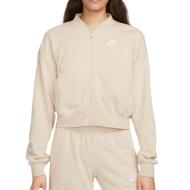 Sweat Beige Femme Nike Club Flc Os pas cher