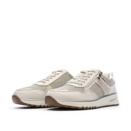 Baskets Gris Perle Femme Marco Tozzi Cream vue 6