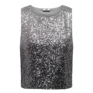 Top Sequins Gris Argent Femme JDY Milo pas cher
