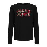 T-shirt Manches Longues Noir Garçon Jack & Jones James